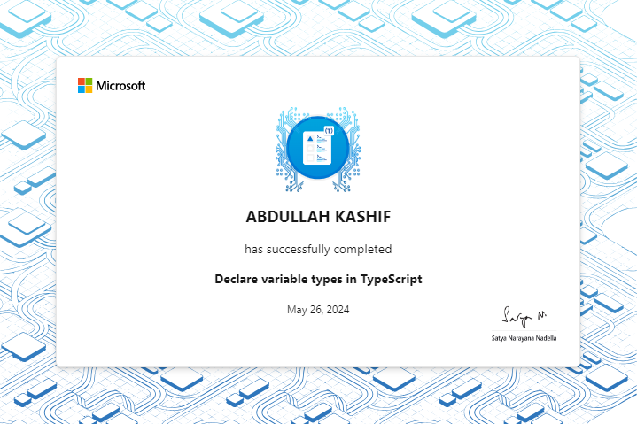 HTML Certificate